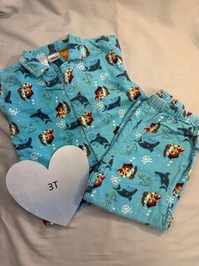 Disney - Blue Penguin Pajama Set for Cozy Nights